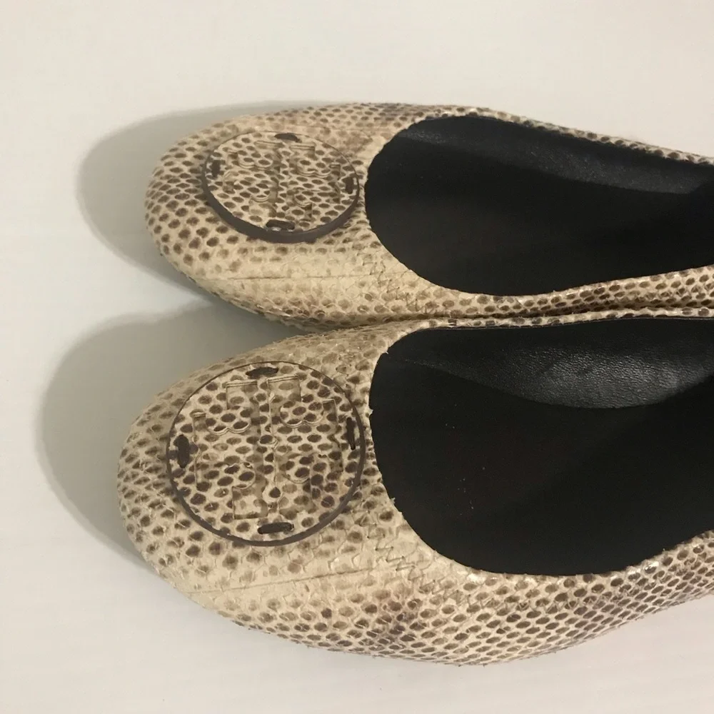 Tory Burch Women's Minnie Travel Ballet Flats Size 8M